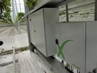 4日目(2012年10月2日)午後も同じくHortiMax社製の温室環境制御コンピューターを利用しているイチゴ農家さんを訪問しました。